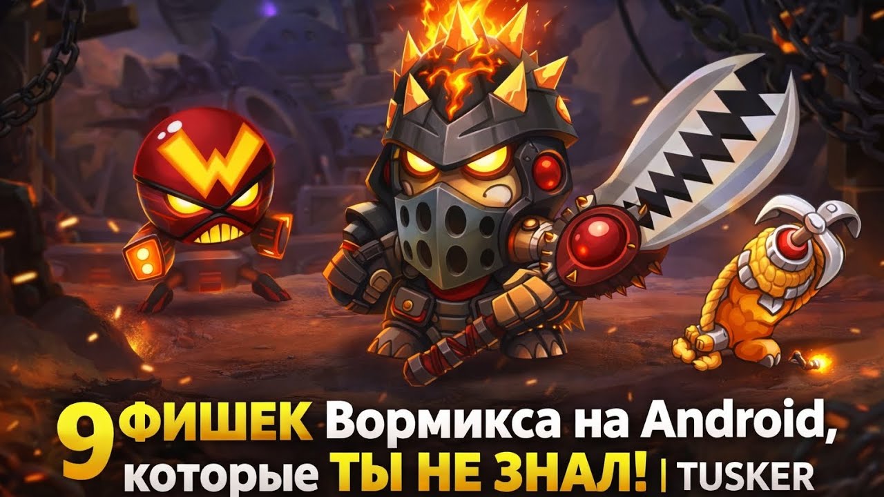 9 ФИШЕК Вормикса на Android, которые ТЫ НЕ ЗНАЛ! | TUSKER