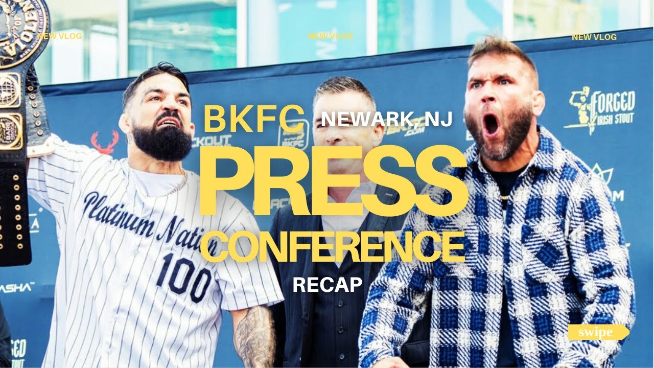 First Face Off w/ Mike Perry 🔥 | Press Conference Got REAL | CHEEKS CLAPPIN
