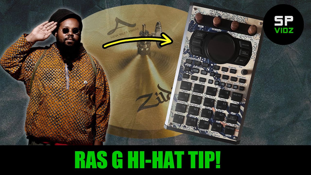 Make better LOFI drum loops with this SIMPLE Ras G Technique!