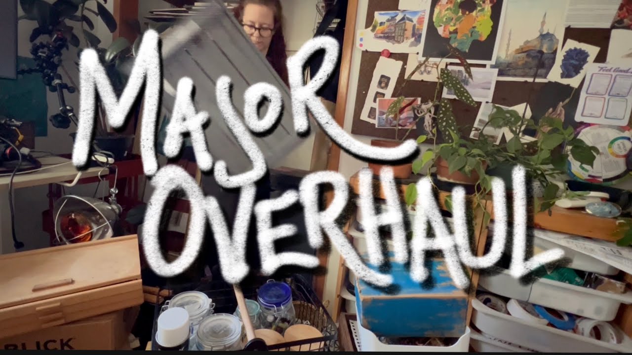 I Destroyed My Art Studio 😜Major Overhaul: Organized, Rearranged, Cleaned, Supply Haul 🌈Disability