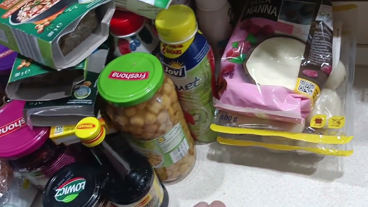 Zima , zakupy lidl , organizacja lodówki i przechowywanie produktów .