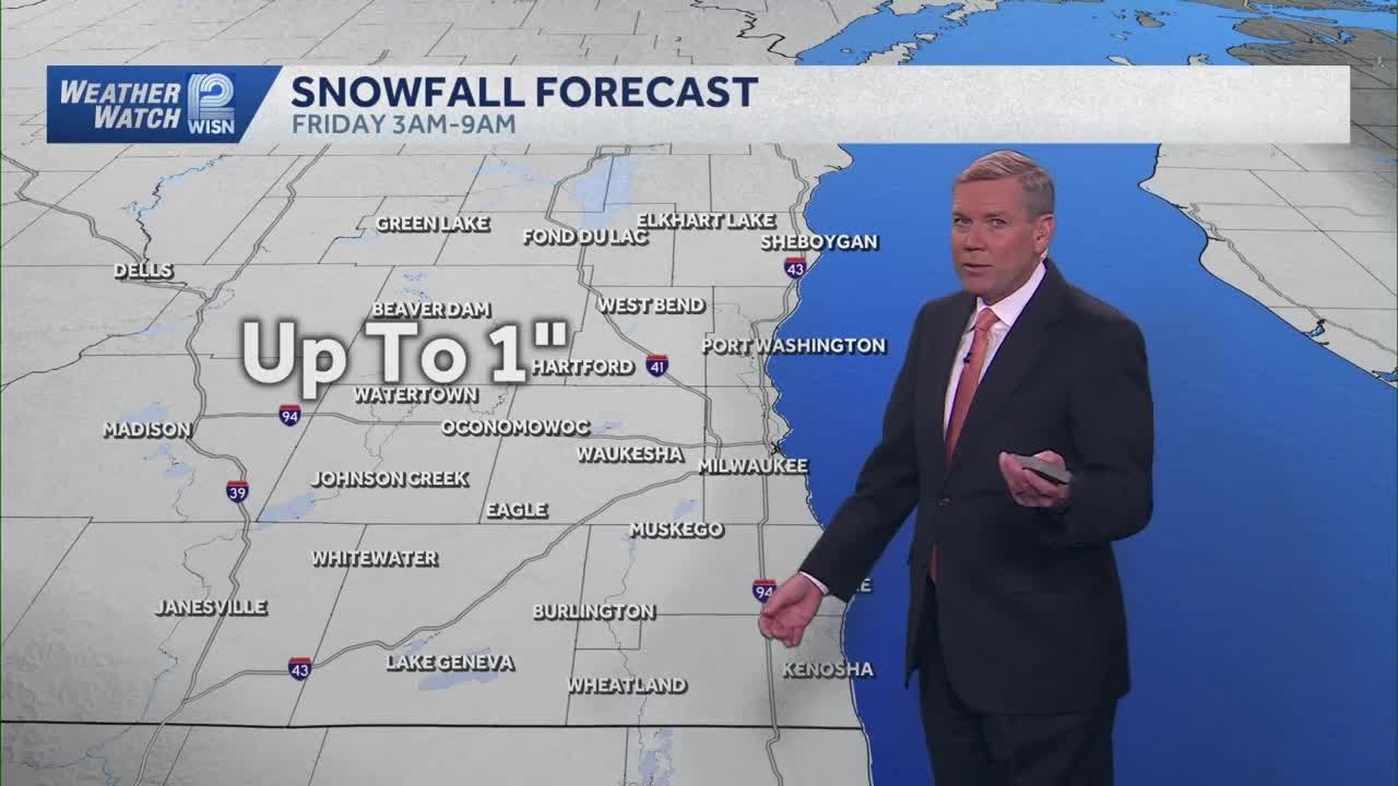 2/5 Evening forecast: Another round of snow for SE Wisconsin on Friday