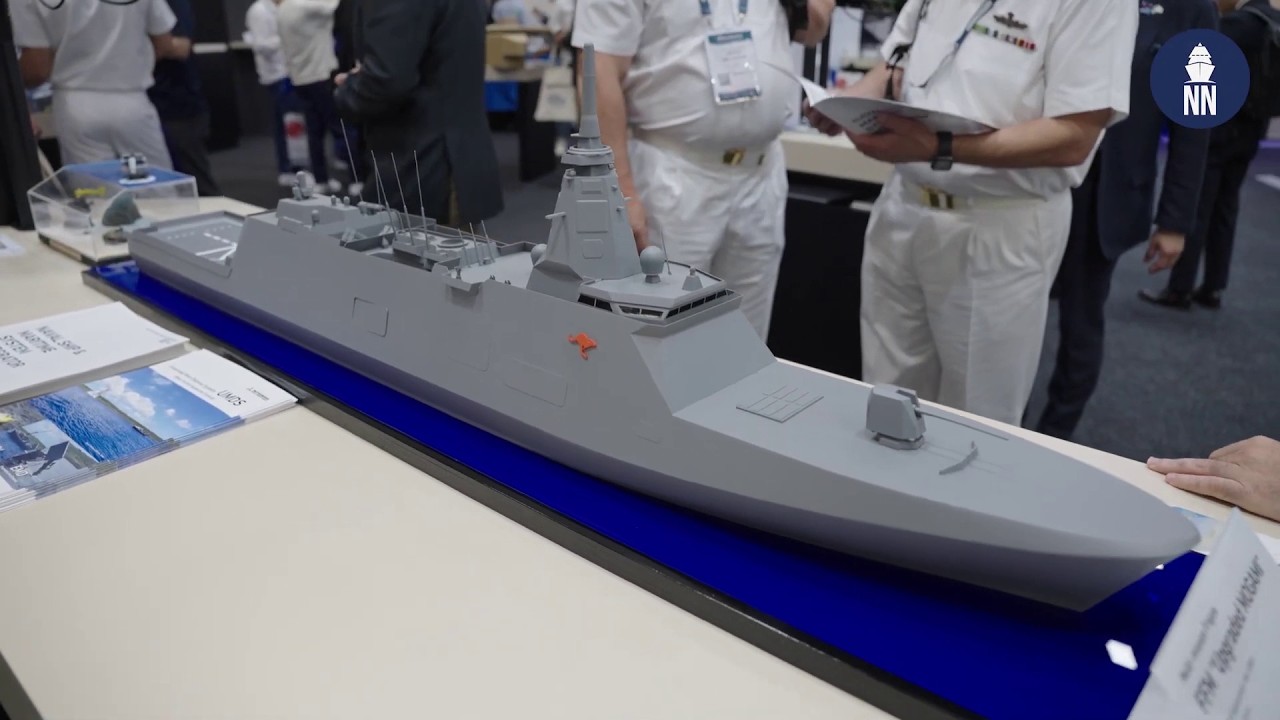 RADM Hughes обсуждает модернизированный фрегат Mogami для Австралии