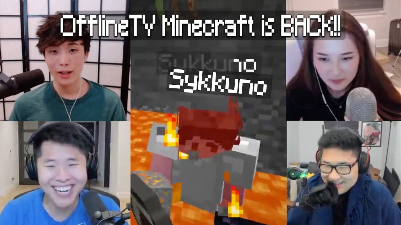OfflineTV Minecraft is BACK! | Toast tries to SAVE Sykkuno in Lava | Tina & Sykkuno get trolled