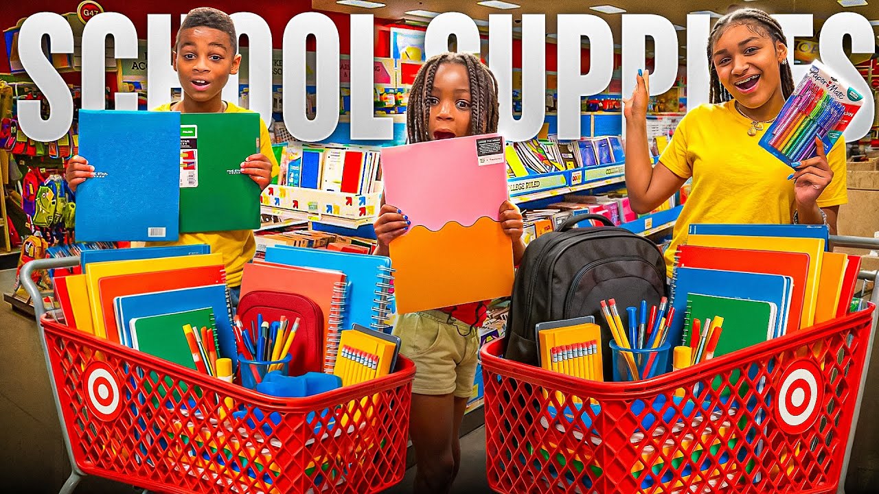 WE TOOK THE KIDS SCHOOL SUPPLY SHOPPING!!!