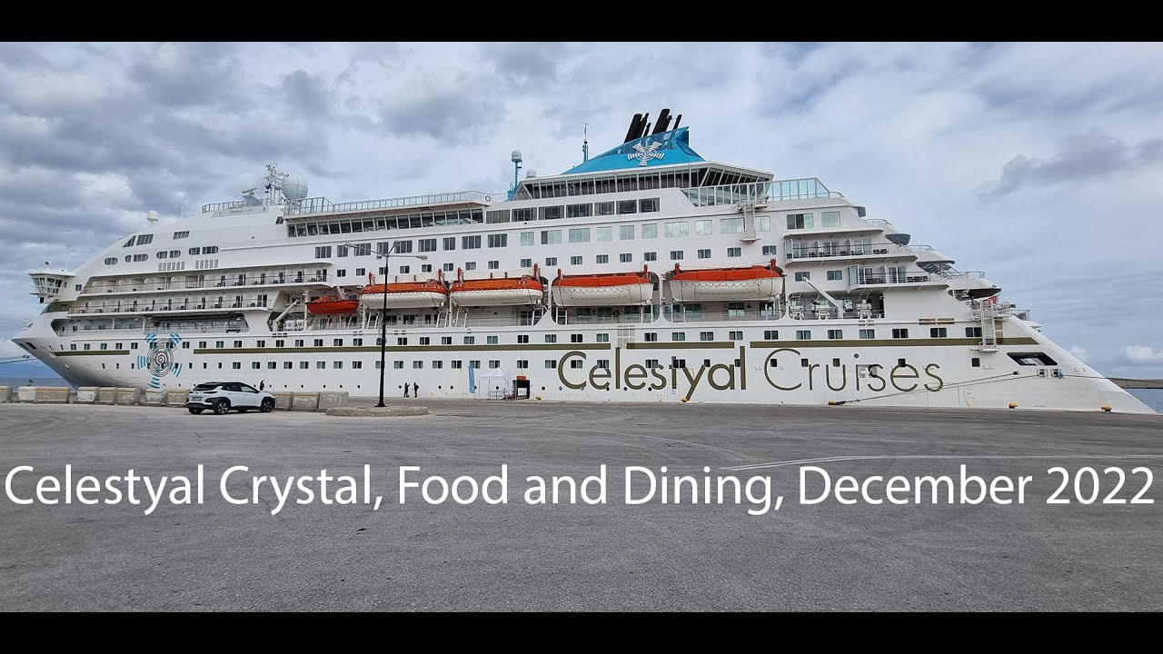 Celestyal Crystal, Food, Menus and Dining Onboard