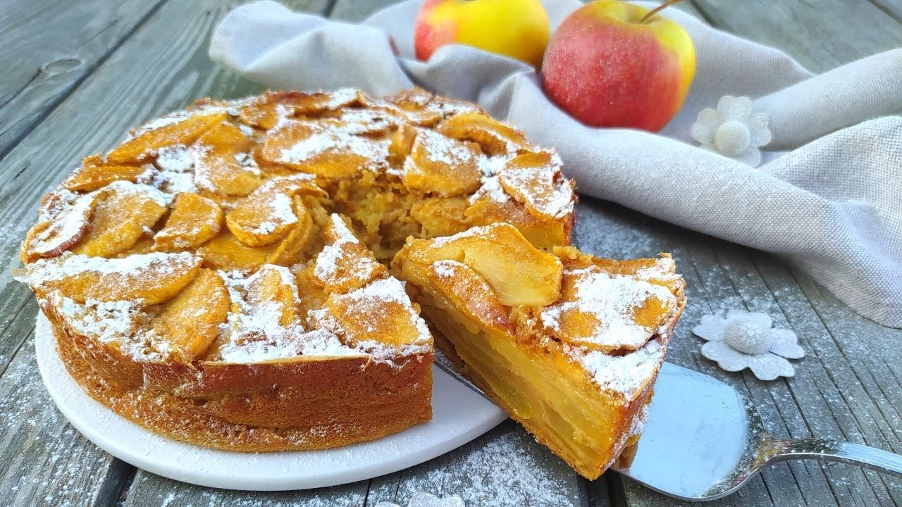 Torta di mele senza grassi