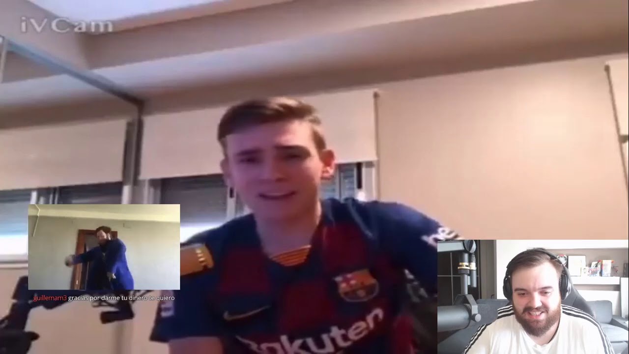 IBAI REACCIONA AL FAN DEL BARCELONA QUE INSULTÓ A MESSI (QUIEN ES MESSI)