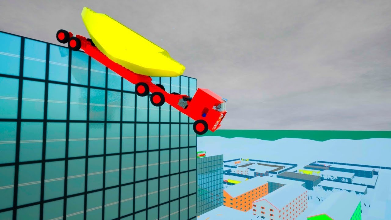 Building Cars Falls Crashes #15 | Brick Rigs