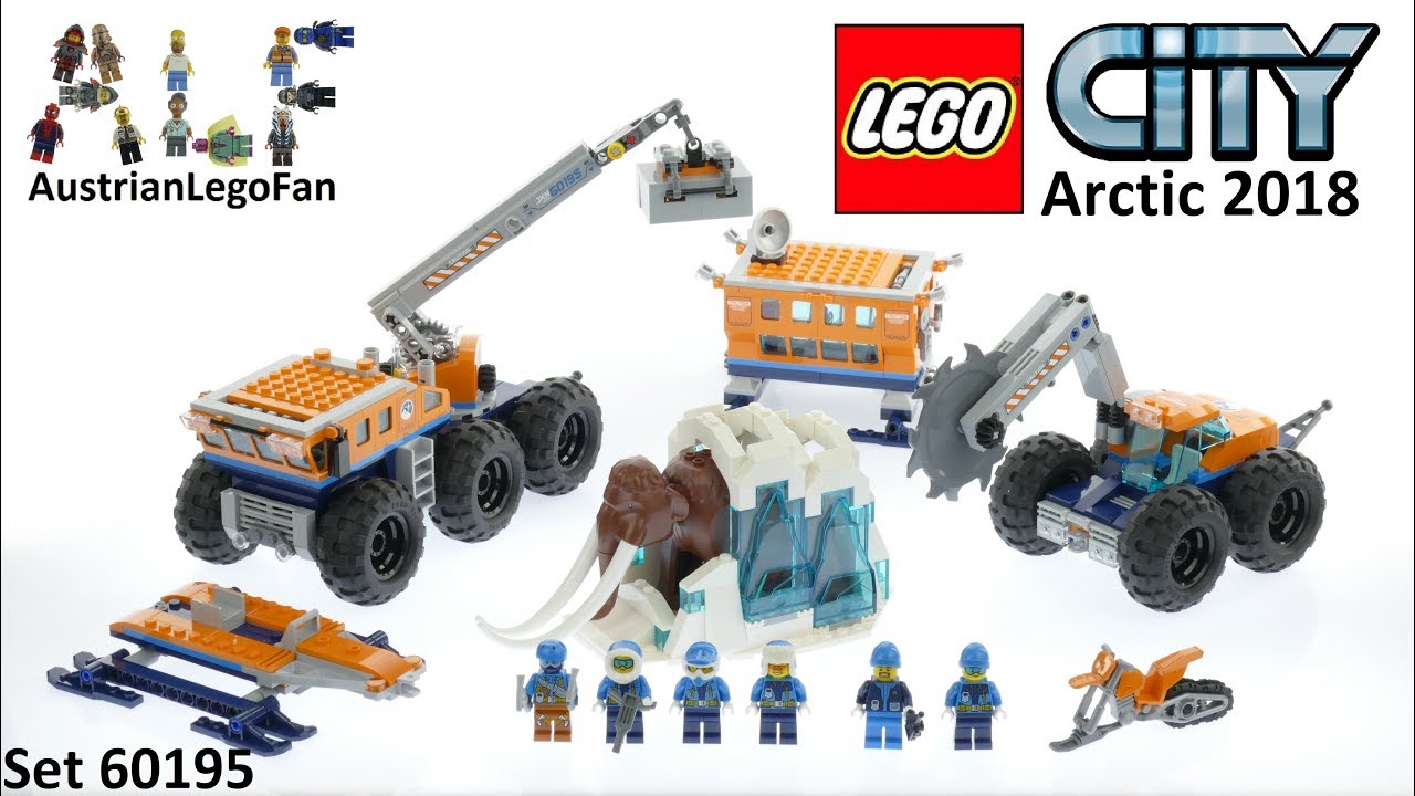Lego City 60195 Arctic Mobile Exploration Base - Lego Speed Build Review