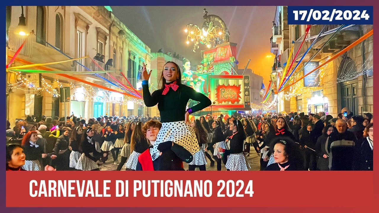 Carnevale di Putignano 2024 con Amadeus