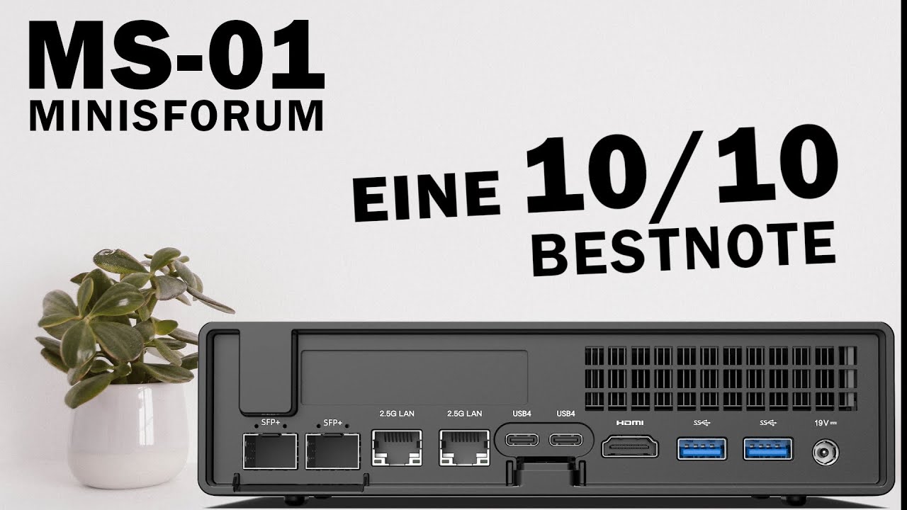 EINE 10/10 im Homelab 🔥 Minisforum MS-01 🔥 Hardware Review