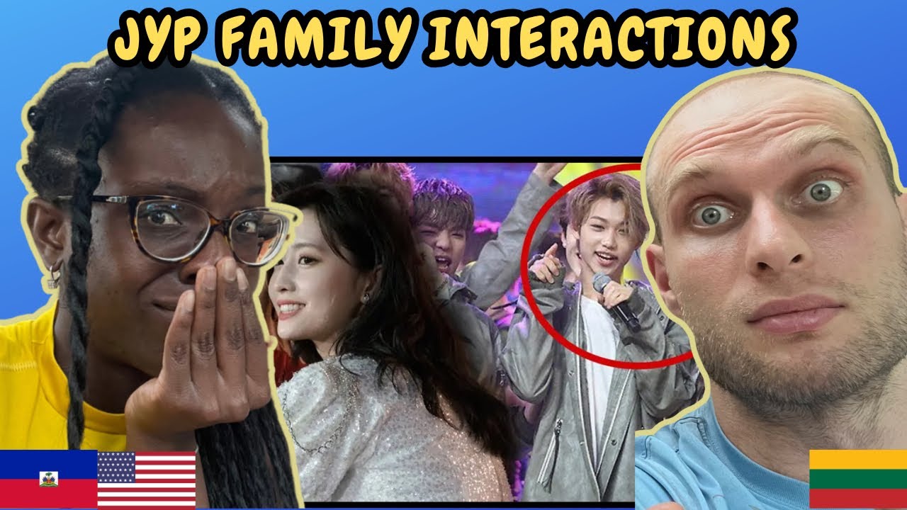РЕАКЦИЯ НА ВЗАИМОДЕЙСТВИЕ СЕМЕЙ JYP (TWICE, Stray Kids, ITZY, NMIXX, KickFlip, Day6, Xdinary Heroes)