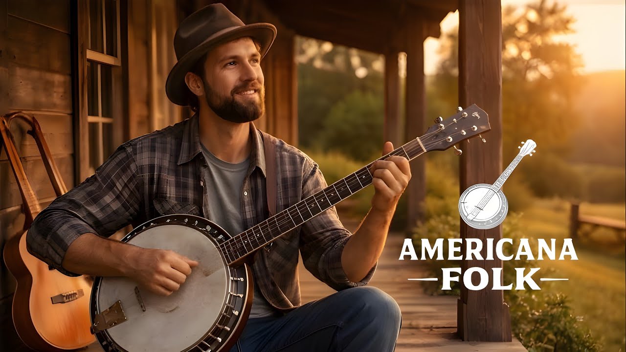 Warm Americana Folk | Happy Country Banjo Instrumental