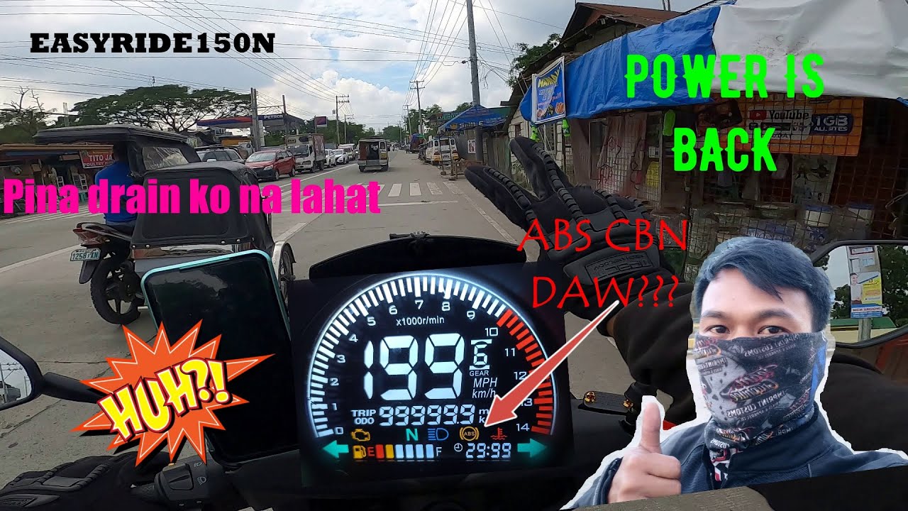 EASYRIDE150N, ABS DAW? paano mag drain ng gas tank and carburator..