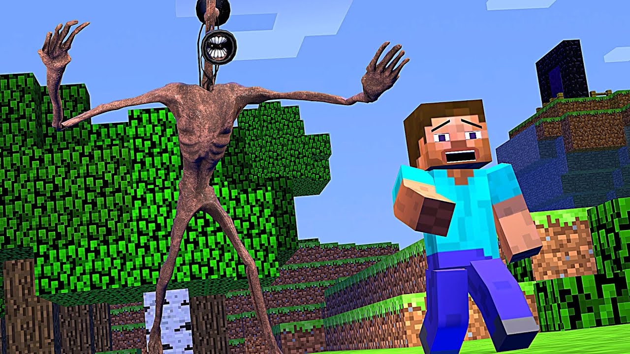 Minecraft Steve Meets Siren Head | Horror Short Film Animation