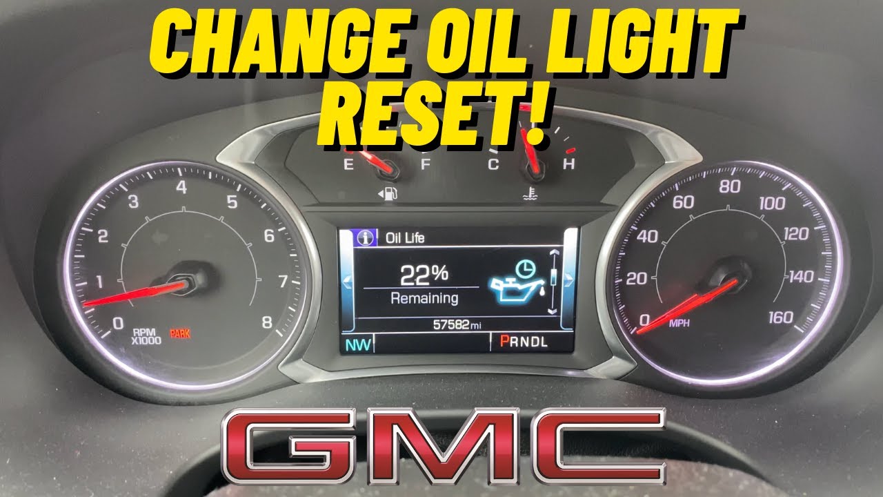 2019 GMC Oil Light Reset - oil Life Reset - Sierra - Arcadia - Canyon - Yukon