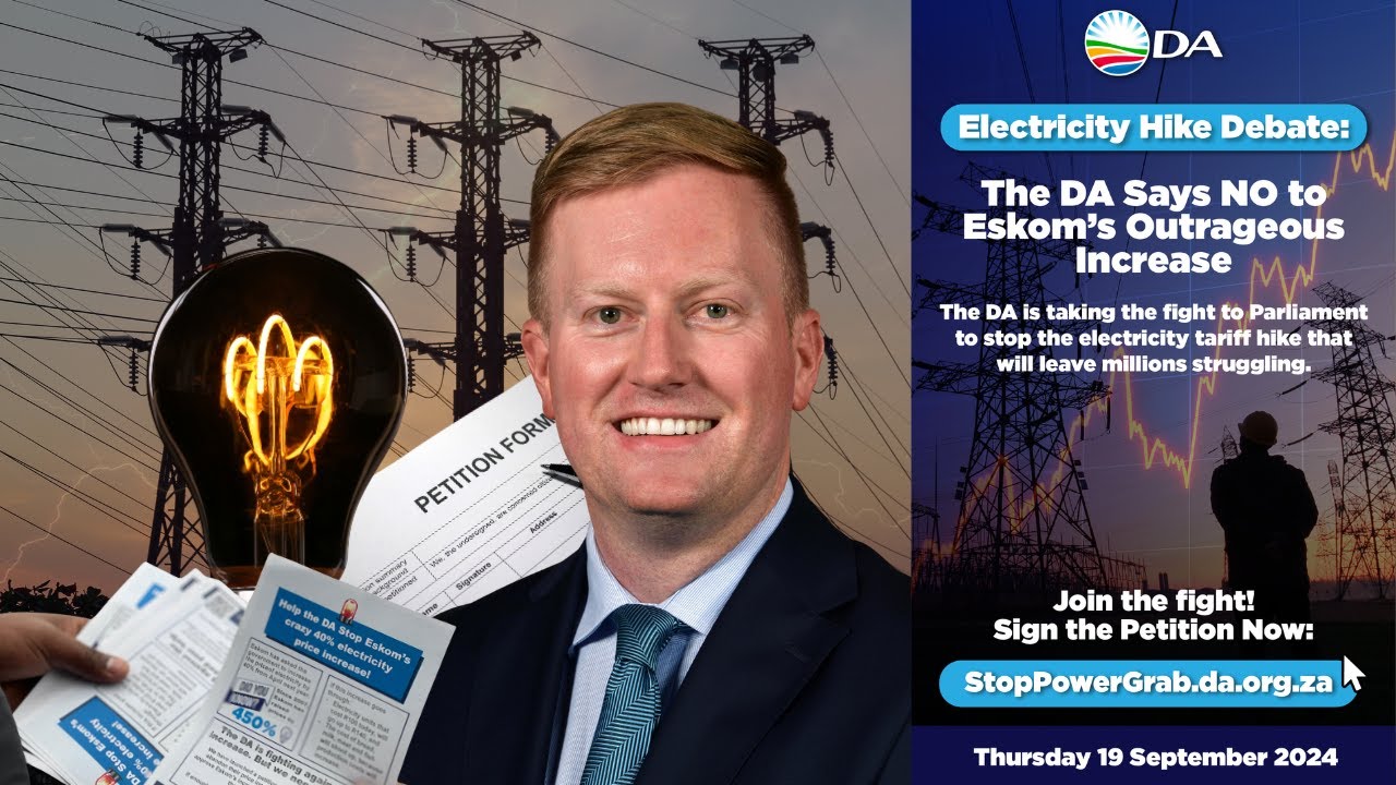 Join the DA's fight against Eskom's 40% electricity tariff hike!