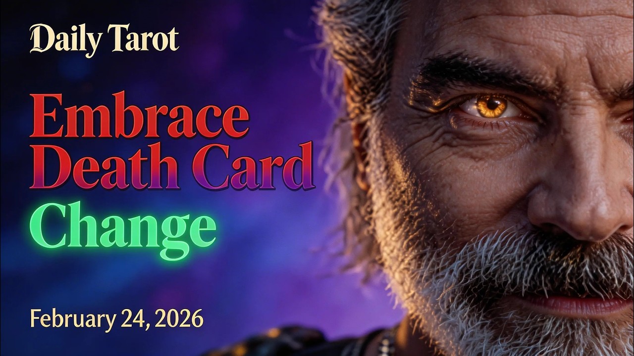 Daily Tarot Embrace Death Card Change Feb 24 2026