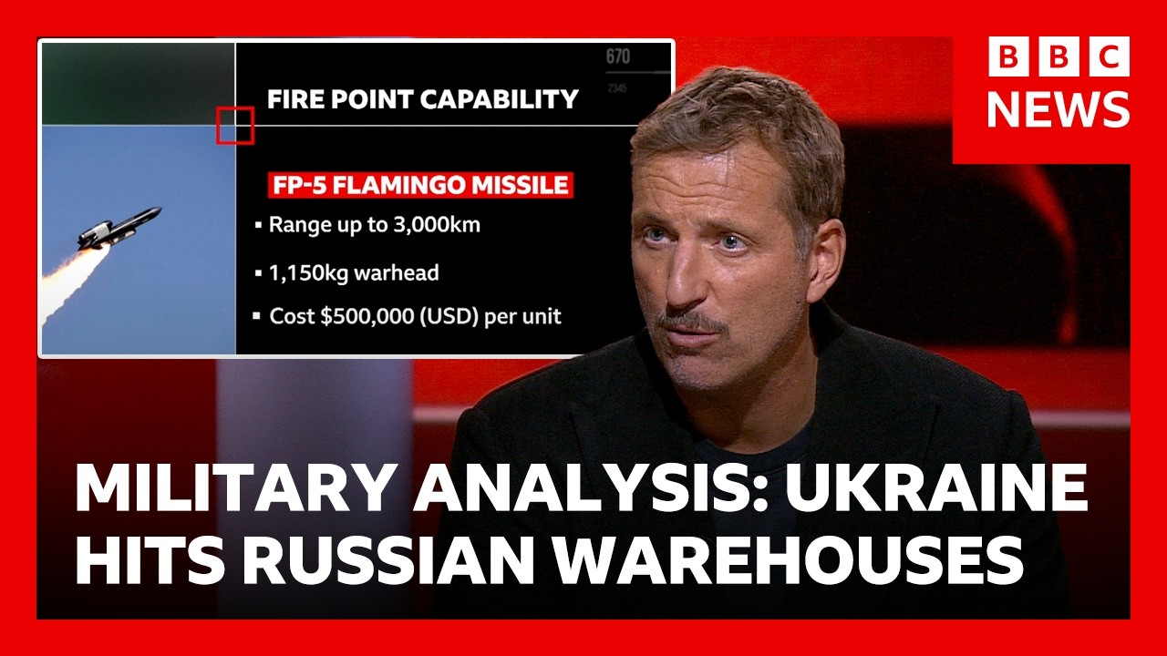 Military analysis of Ukraine's continued strikes on Russian warehouses | BBC News