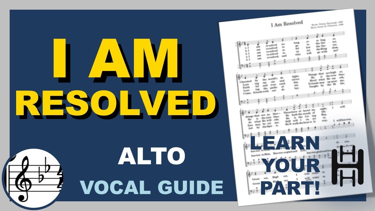 I Am Resolved Alto Bb Major