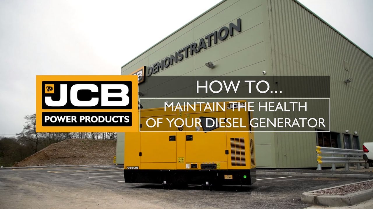JCB Power Products - How to maintain the health of your Diesel Generator