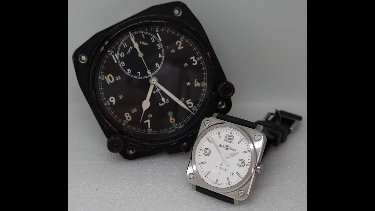 2018 Bell & Ross BRS-64 men's instrument watch with box and papers.  Model reference BRS-64-S-04481