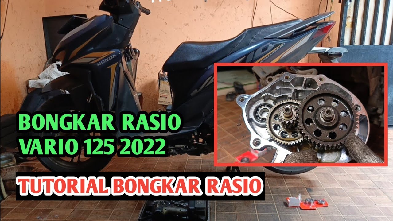 bongkar rasio vario 125 2022