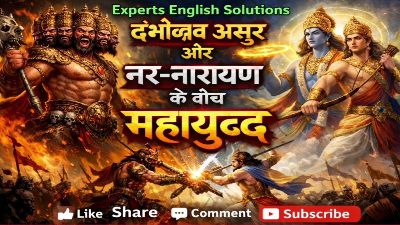  II दानवीर असुर “दंभोद्भव” पुनर्जन्म  व नर-नारायण संग्राम II #shorts #hindisong #history #hindi 