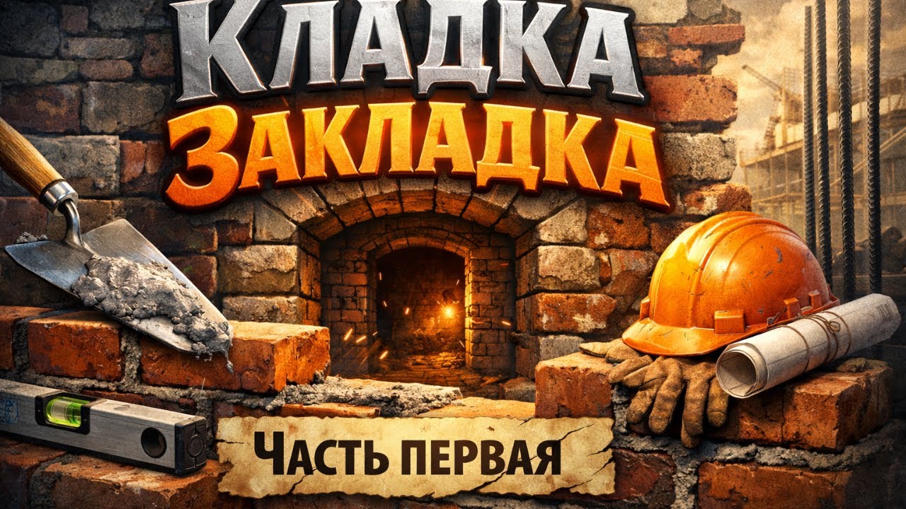 Кирпичная Кладка! Закладка Проёма Своими Руками #diy