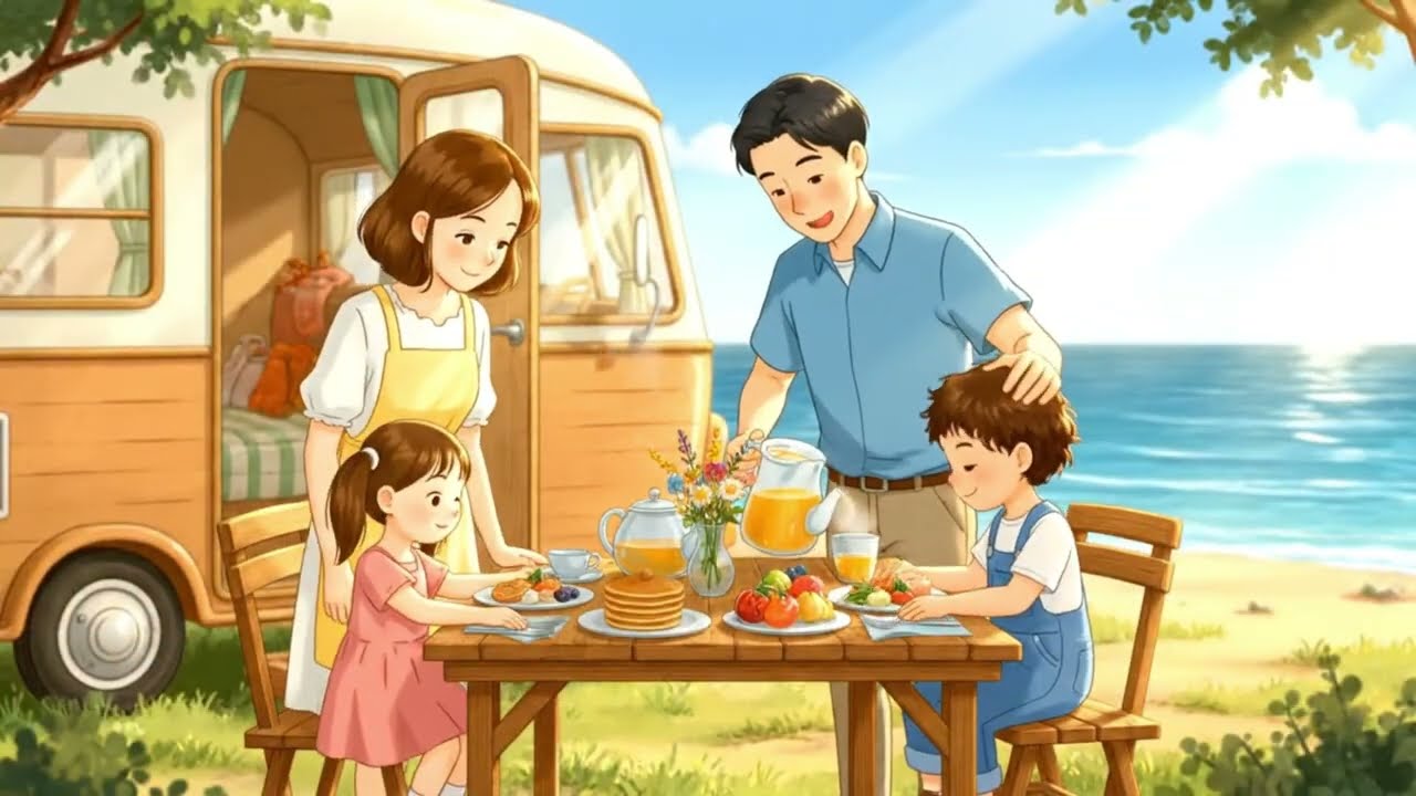 Rain, Roads, and the Warmth of Family | A Cozy Ghibli-Inspired Journey