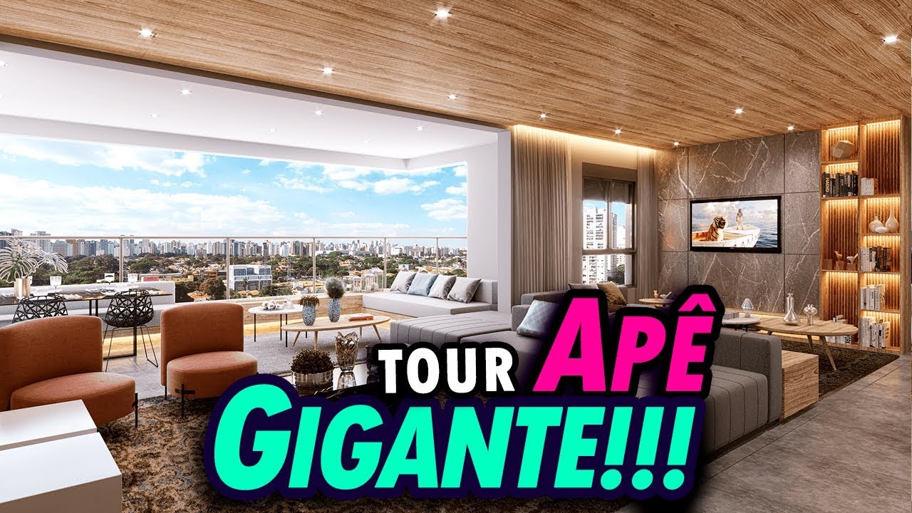 Incrível Tour pelo Apê Decorado Enorme de 186 m²