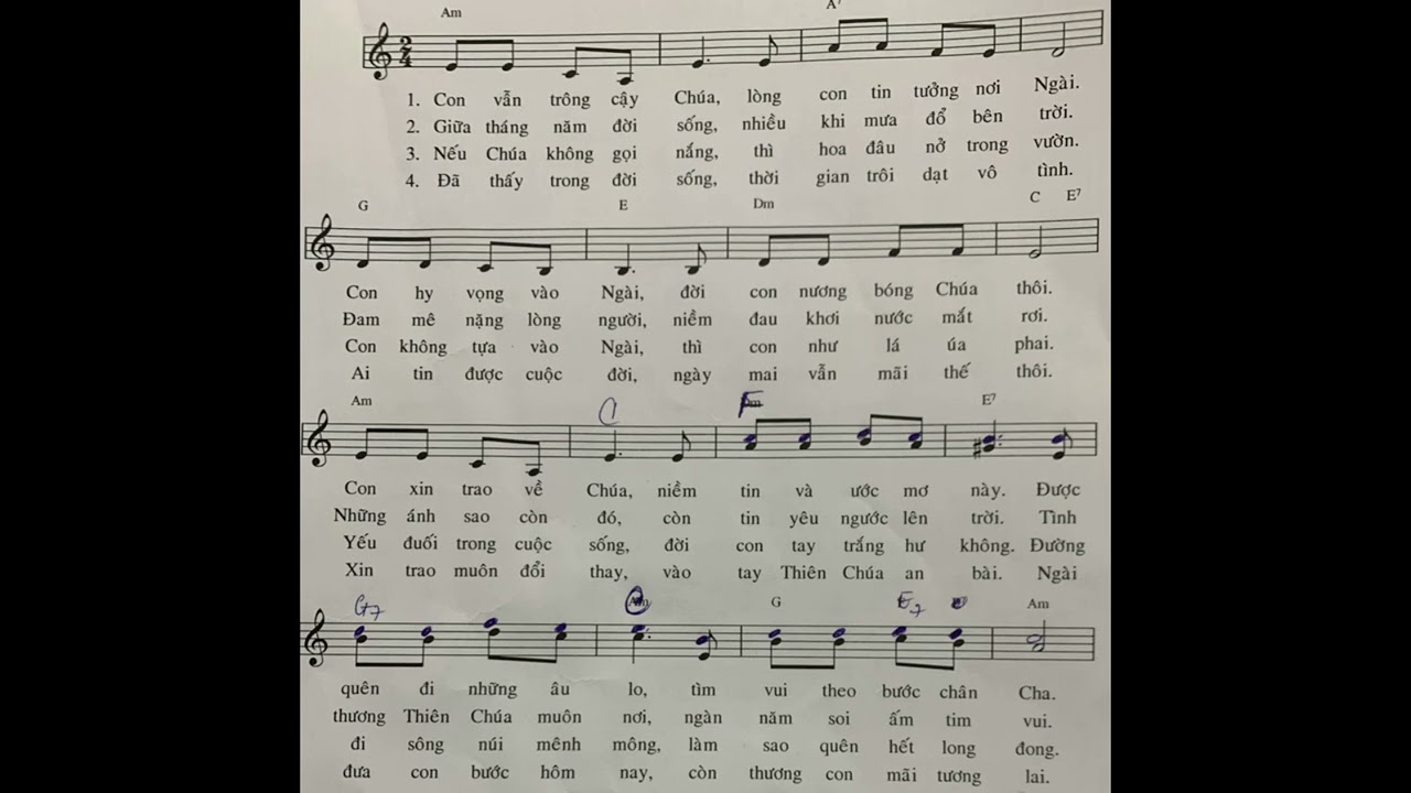 Bè 2 : Trông Cậy Chúa : Tác Giả : LM : Nguyễn Duy & PhanxiCo