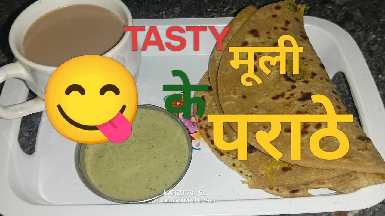 Tasty मूली के पराठे 😋