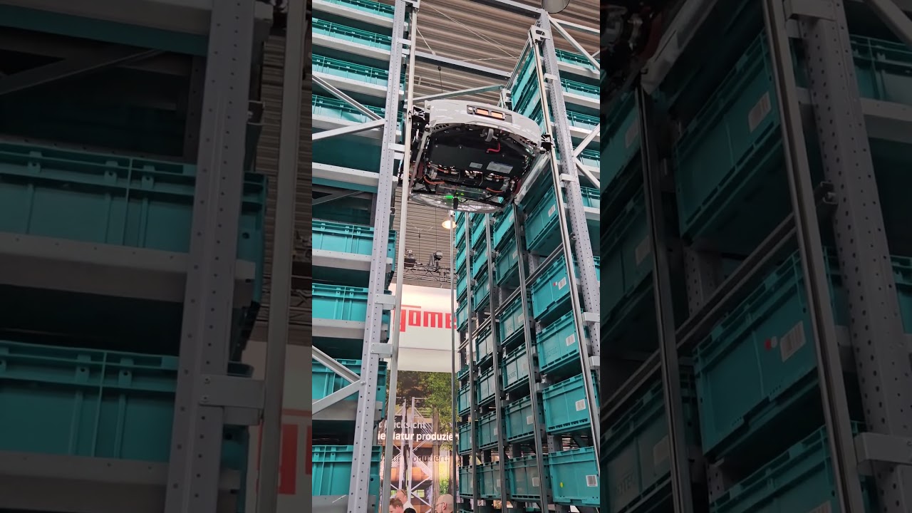 Exotec Skypod ASRS robot at Logimat2024