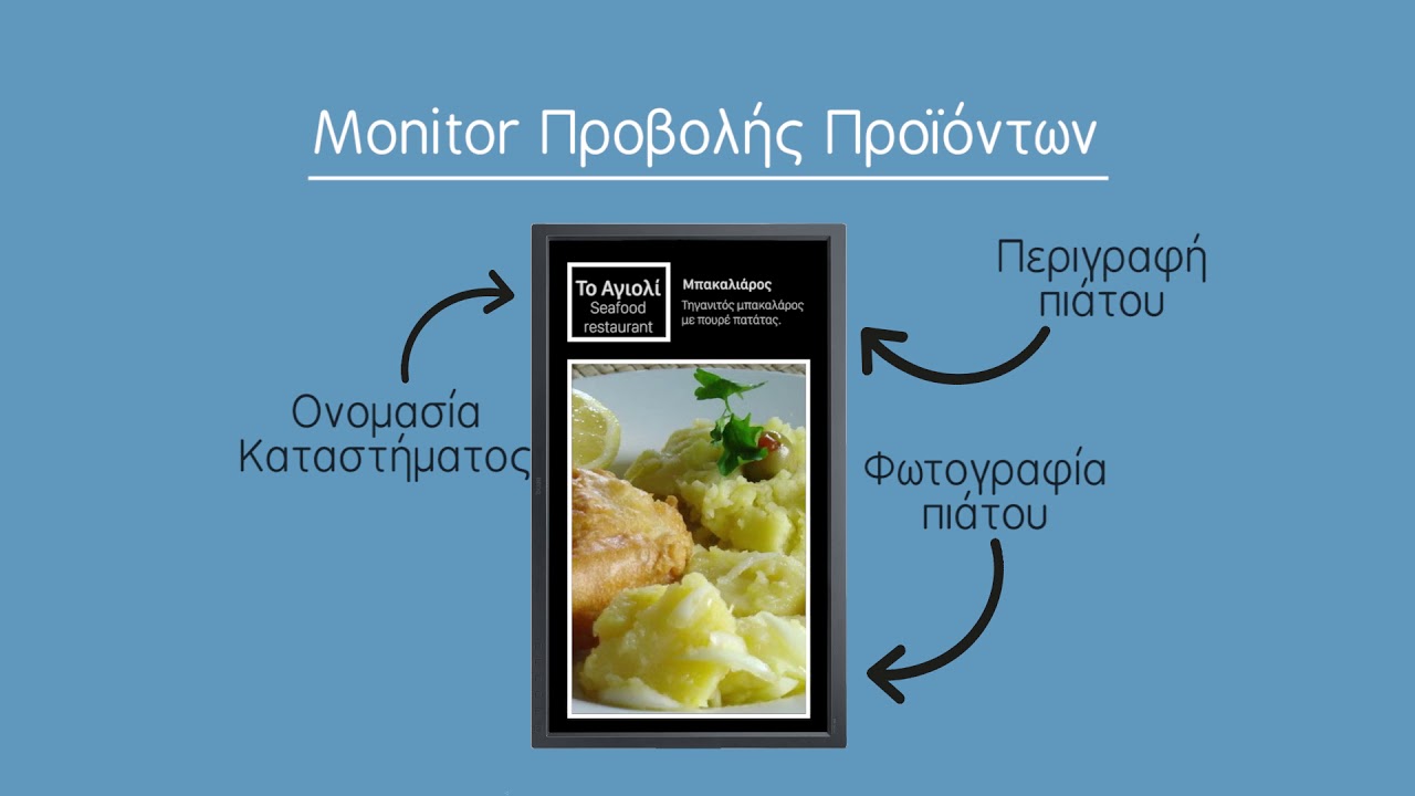 Plate Trailer TABLET MENU - MONITOR PROMOTION