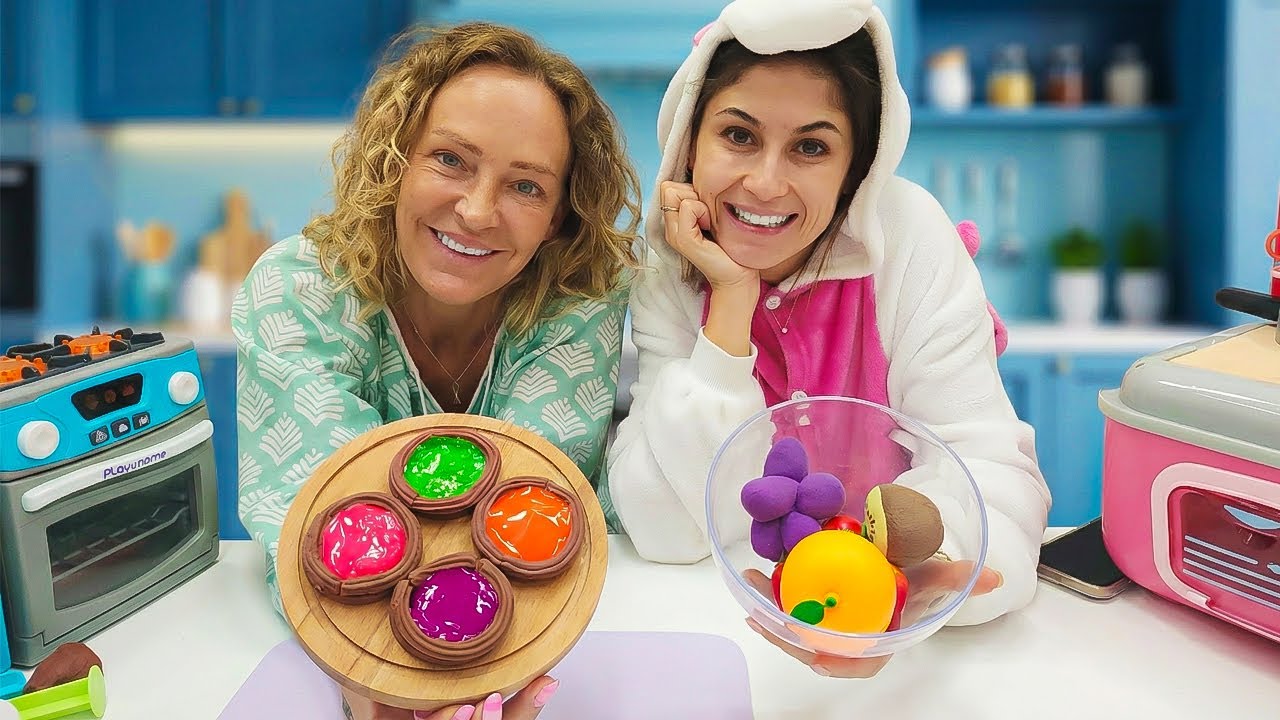 Fruchtige Törtchen mit Nicole und dem Einhorn 🦄🍇 Süßer Spielspaß