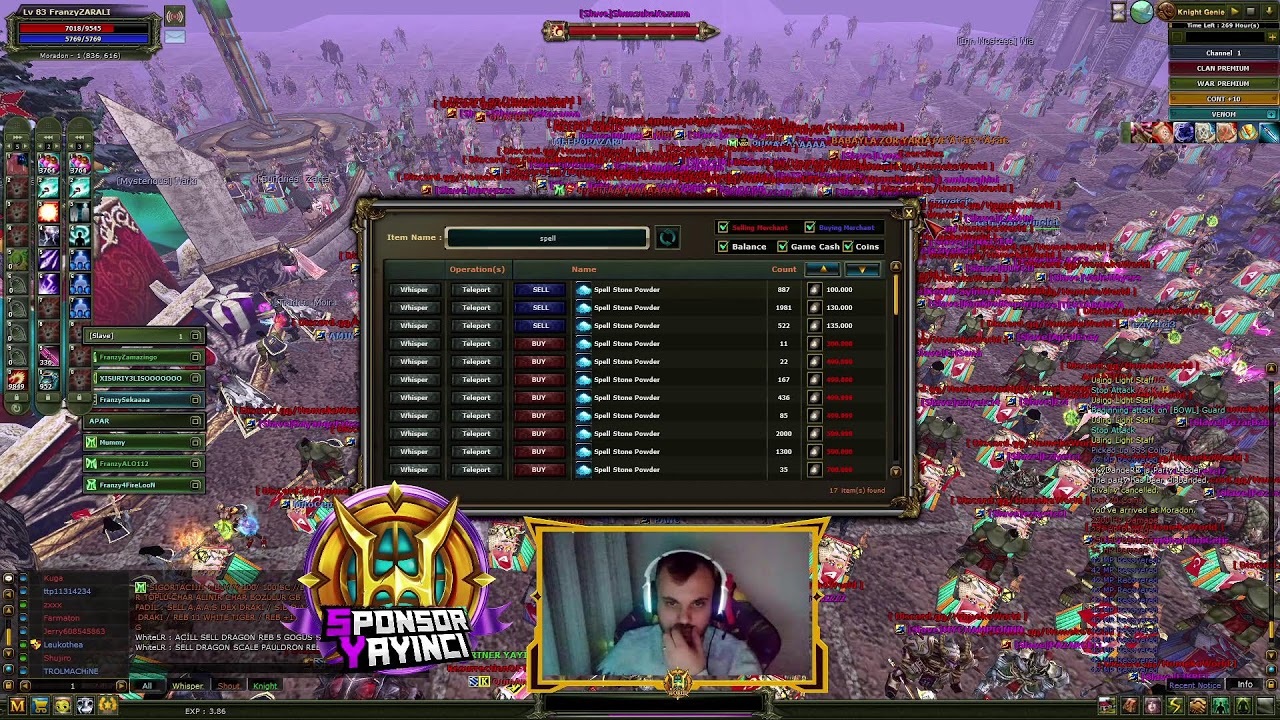 Franzy Mage Pk HomekoWorld Alev Aleev #HKW #HomekoWORLD #DeathKO #KO4FUN #knightonline