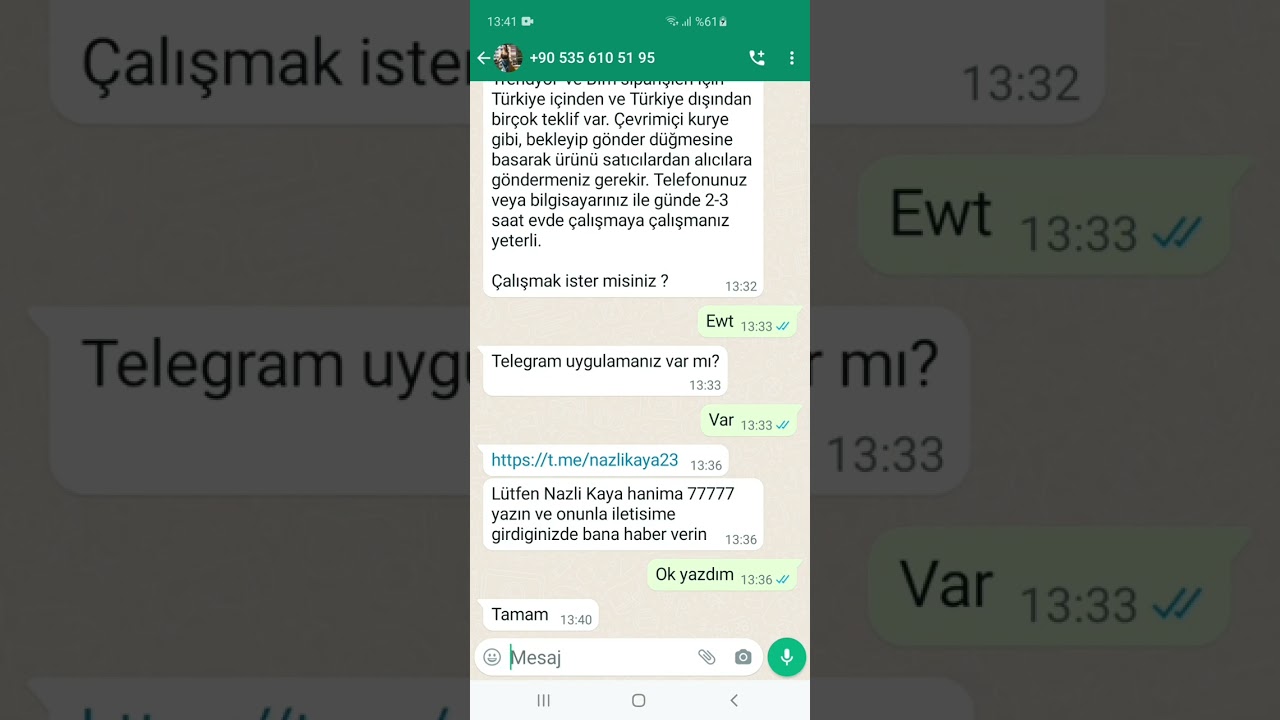 sakın !yeni dolandırıcılık y&ouml;ntemi ! sosyal media iş talebi &uuml;zerinden oluyor!
