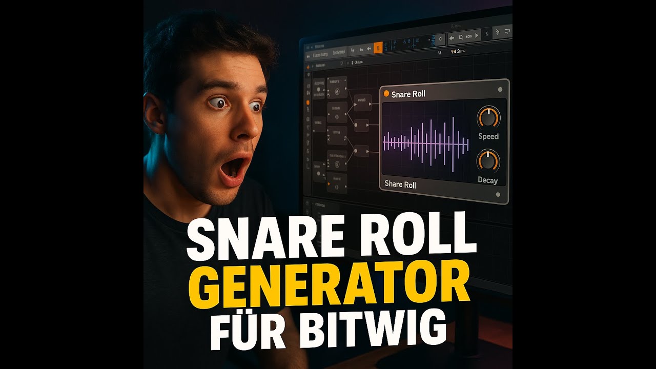 Snare Roll Generator for Bitwig – Create Fills in Seconds [English Dubbed Version]