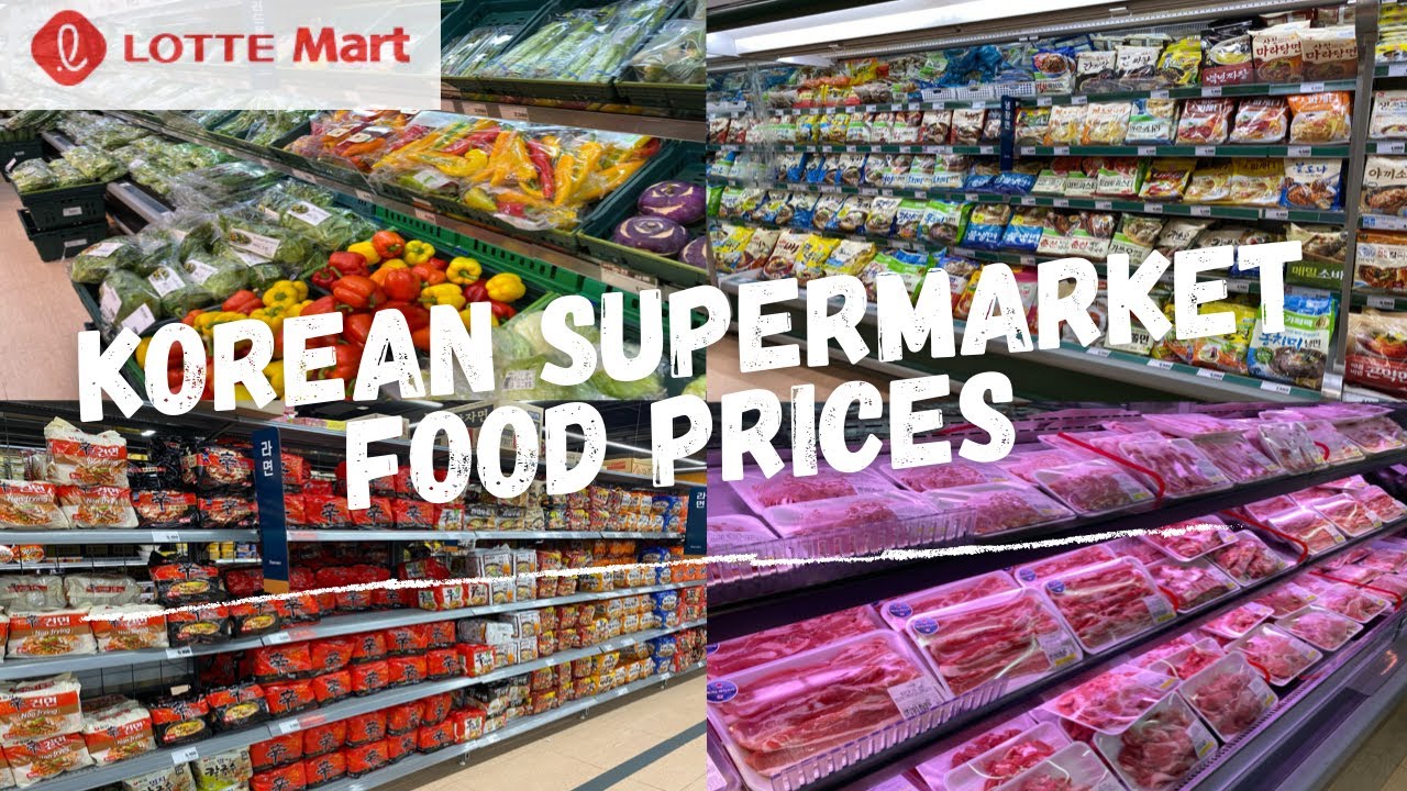 KOREAN SUPERMARKET 🛒🇰🇷 Cost of Living in South Korea || LOTTE Mart