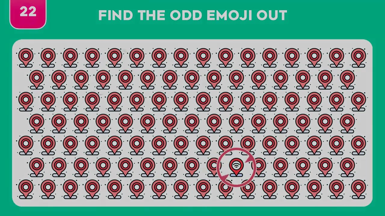 Find The Odd Emoji Out | Emoji Quiz