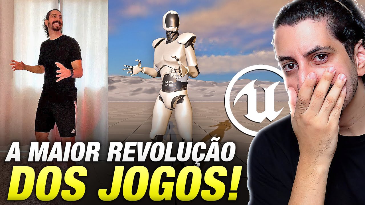 MOTION CAPTURE  com CELULAR e UNREAL ENGINE 5! Isso é FANTÁSTICO (MOCAP)