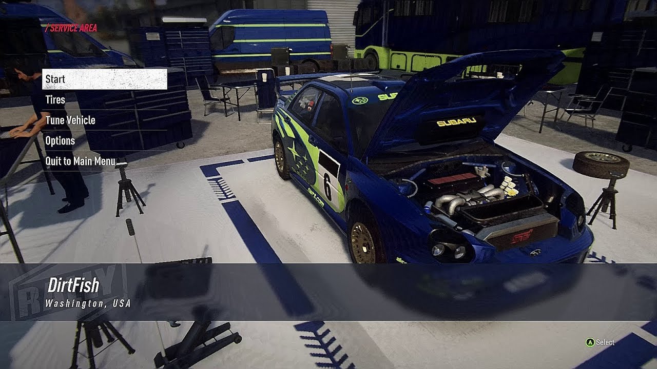 Dirt Rally 2.0 Subaru WRC impreza 2001 - DirtFish rally school