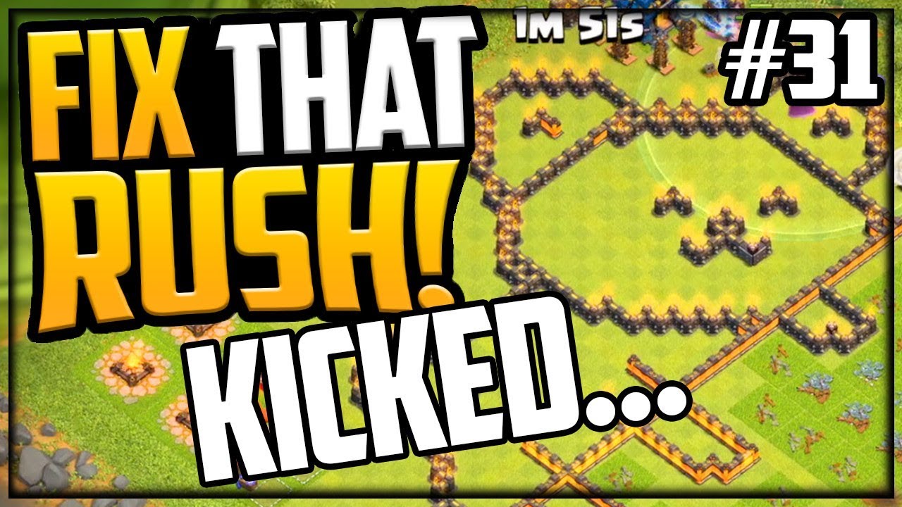 Clan KICKING Story! Gem, Fix That Rush Clash of Clans Episode #31