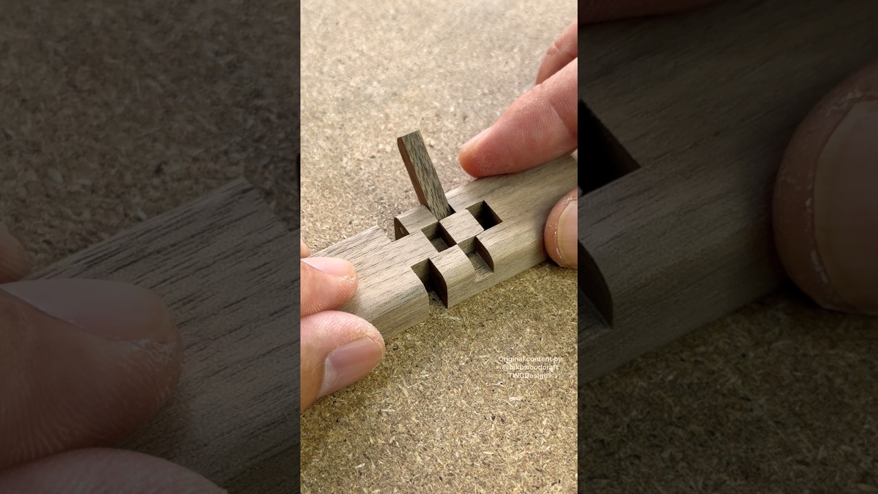 DIY Wooden Latch System #shorts #woodworking #diy