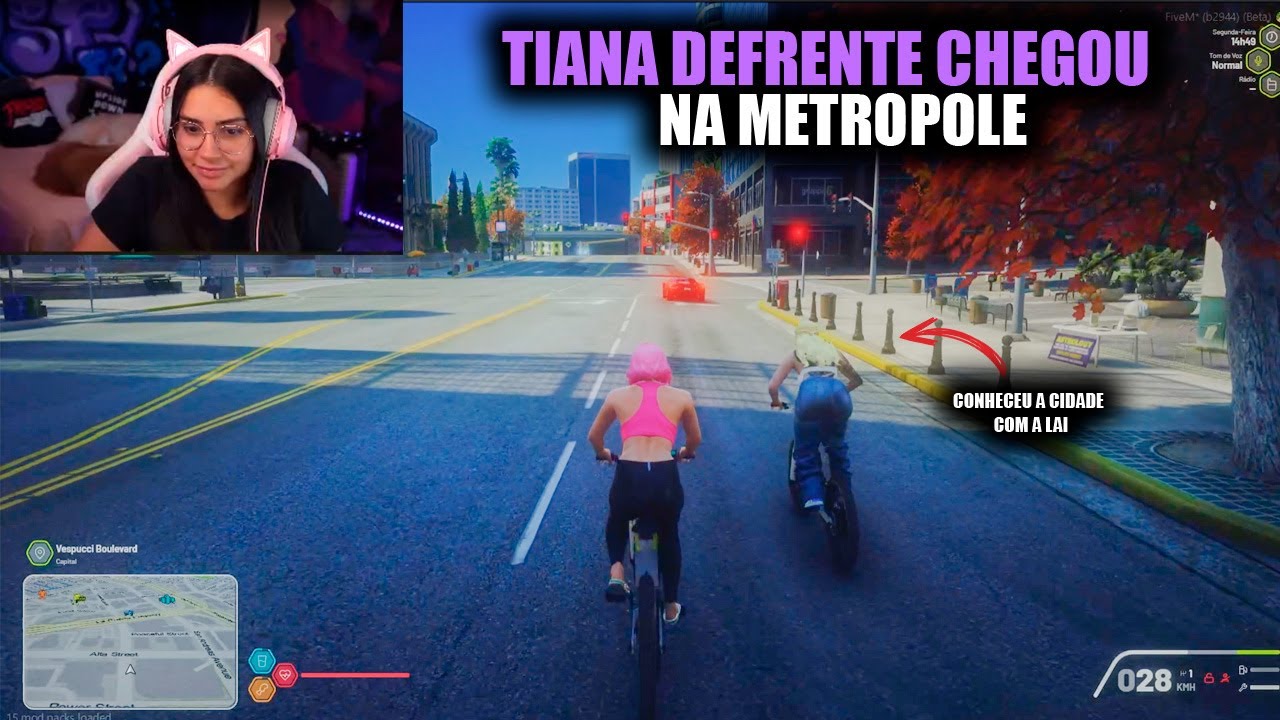CHEGADA DA TIANA DEFRENTE NA METROPOLE - EP 1