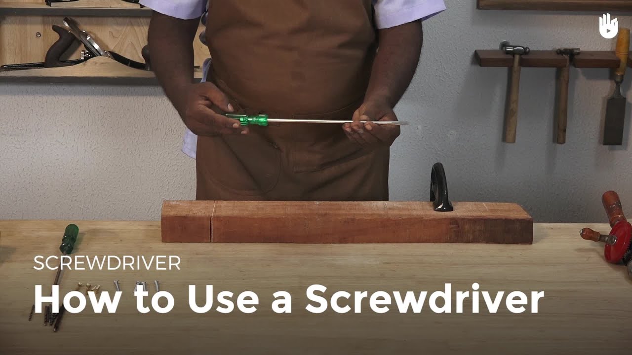 How to Use a Screwdriver | Woodworking
