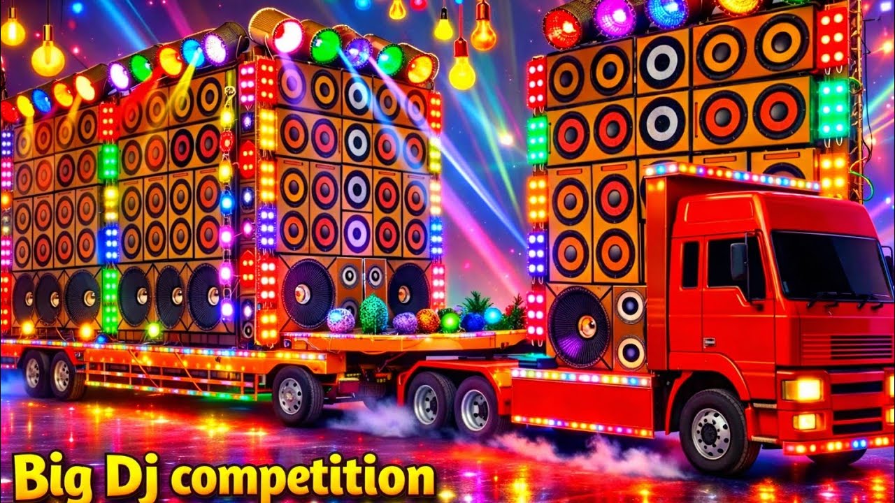 Mini Dj Truck Setup Loading at-home by Cardboard Making Dj truck | Mini Dj Setup |dj wala, dj gadi
