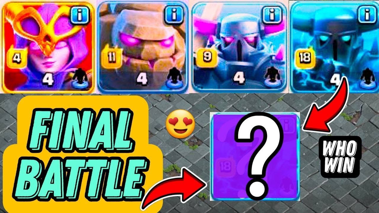 😱FINAL BATTLE FINDING THE BEST TROOP (CLASH OF CLANS 2022)